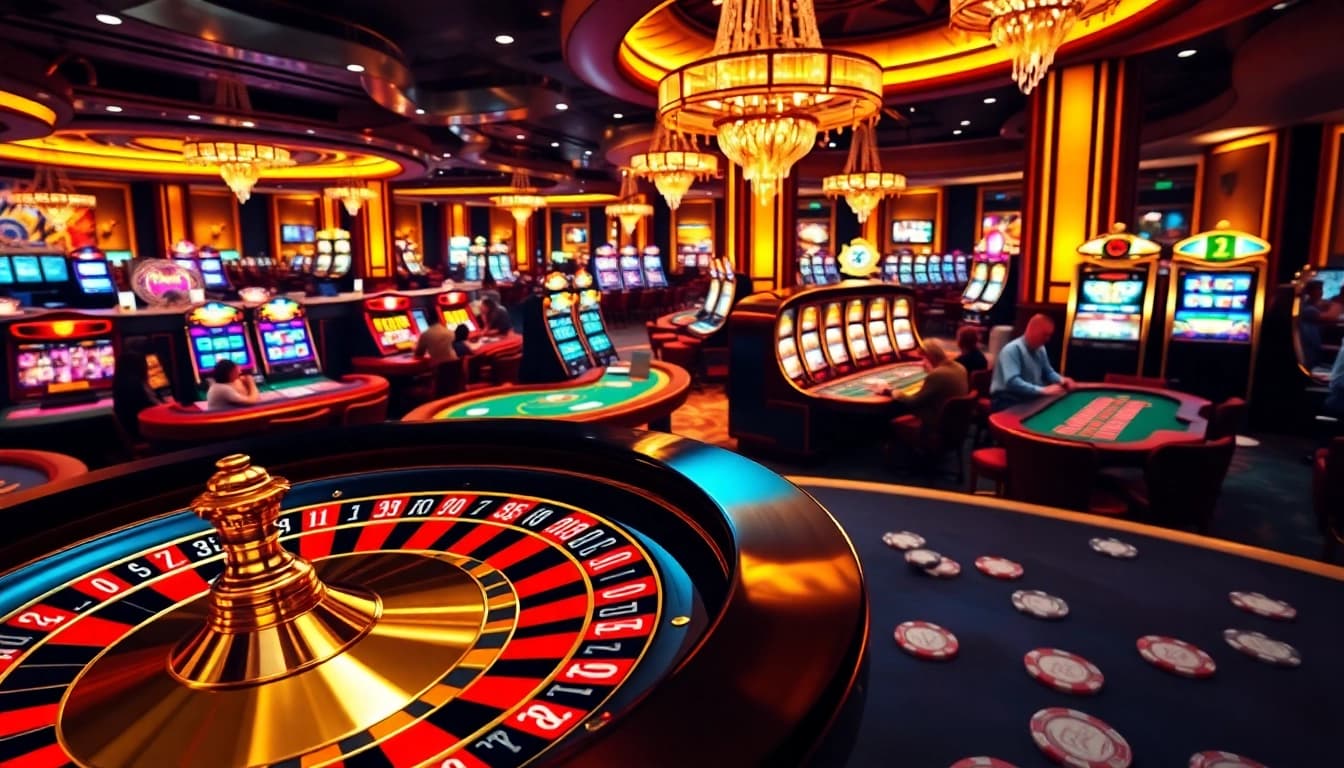 Vivez l'excitation aux meilleurs casino en ligne avec des tables vibrantes, de la roulette et des machines à sous.