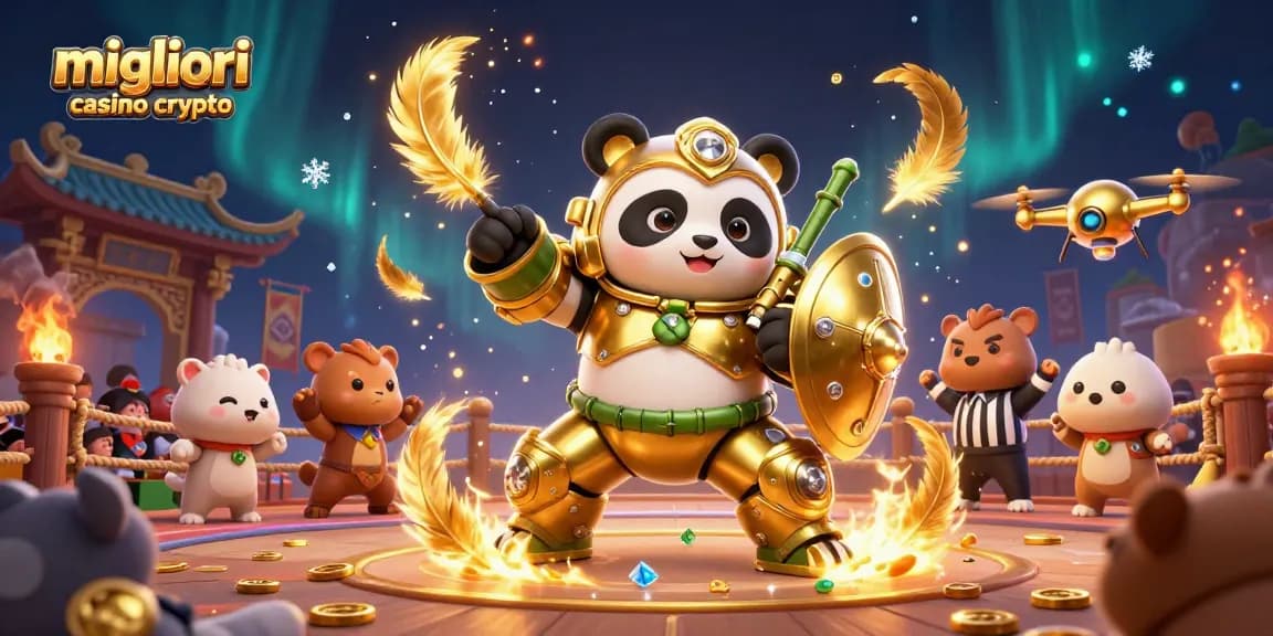 Scopri i migliori casino crypto mentre il panda dorato combatte per il jackpot!