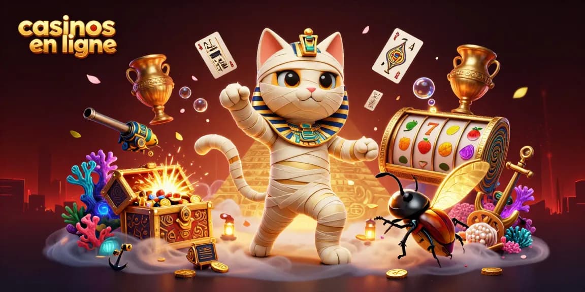 Les casinos en ligne offrent une expérience immersive avec des jeux palpitants comme le chat momie égyptien.
