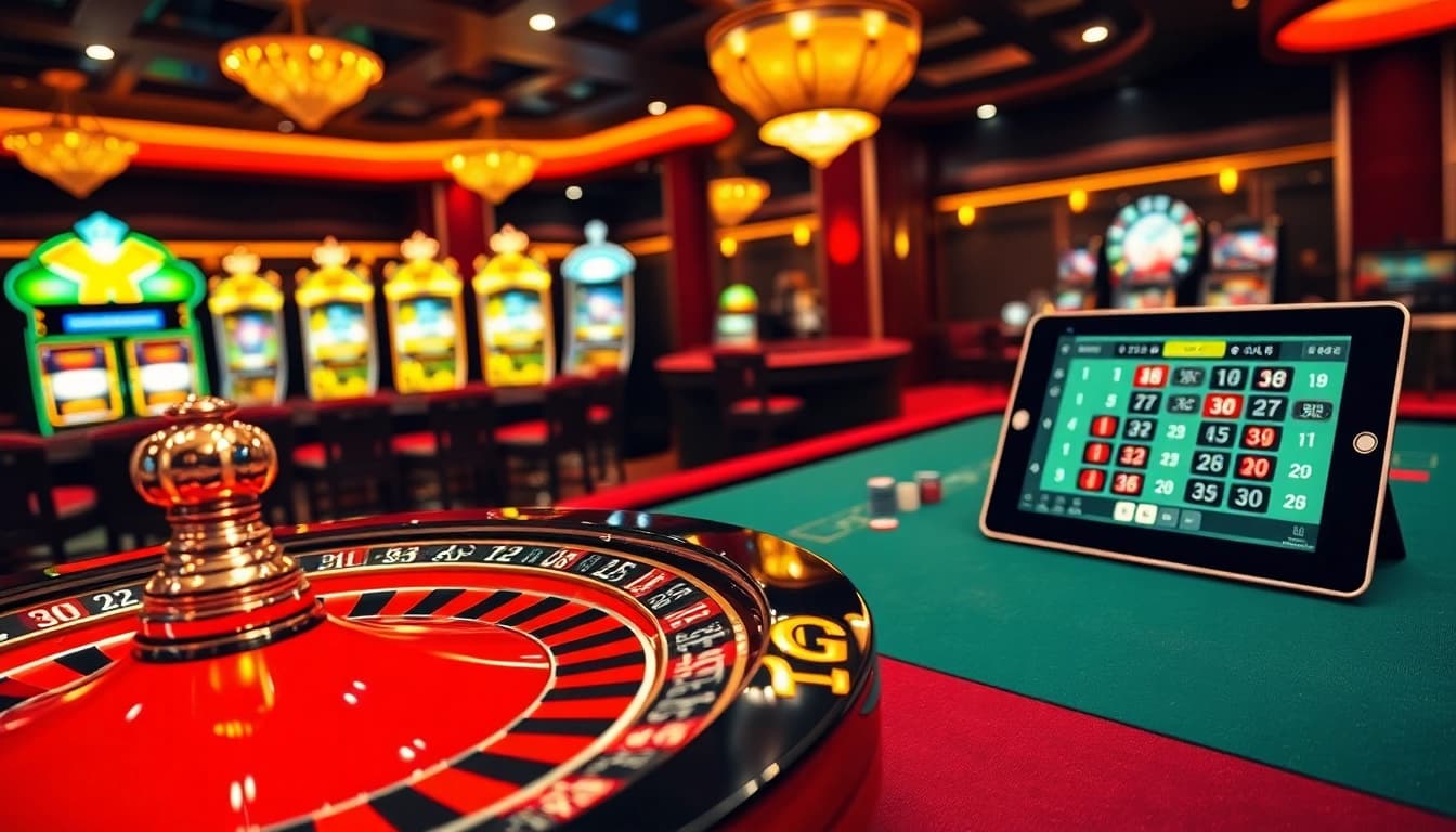 Vivez l'excitation des meilleurs casino en ligne avec des tables de poker luxueuses et des roues de roulette tournantes.