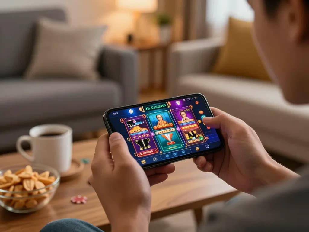 Rasakan kegembiraan dengan aksi permainan mobile Paris888 di ruang tamu yang nyaman.