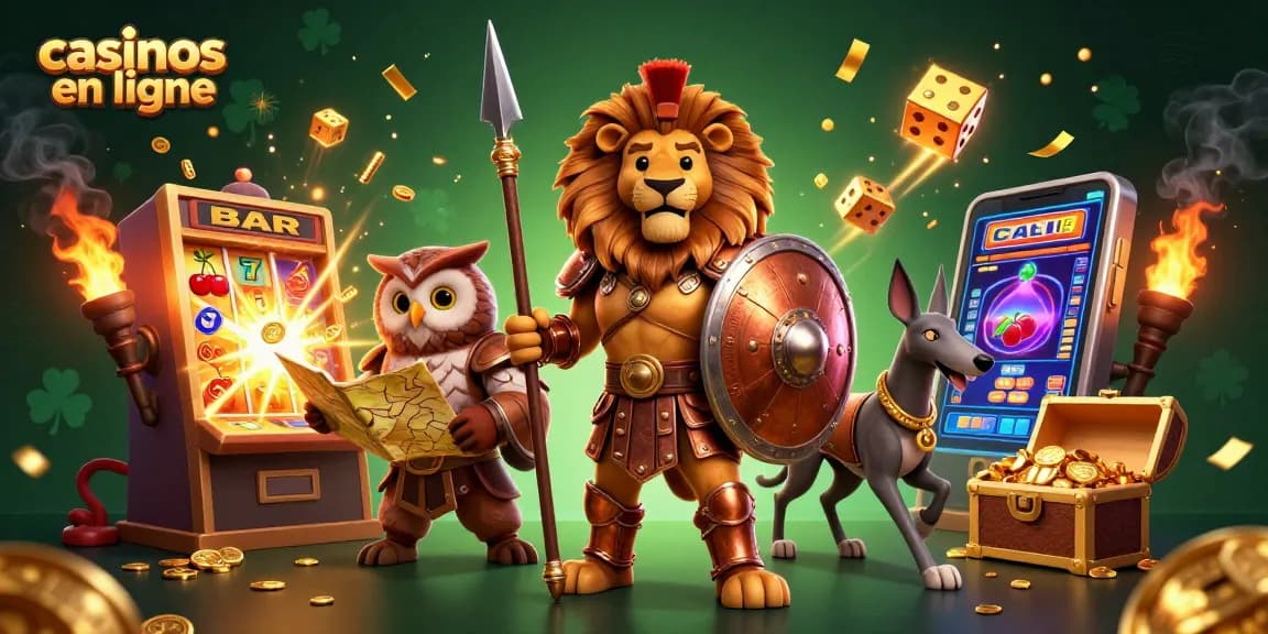 Visitez des casinos en ligne animés avec des personnages 3D dynamiques et un jackpot explosif.