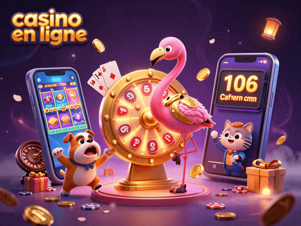 Gagnez des prix avec le casino en ligne grâce à une animation festive dynamique.