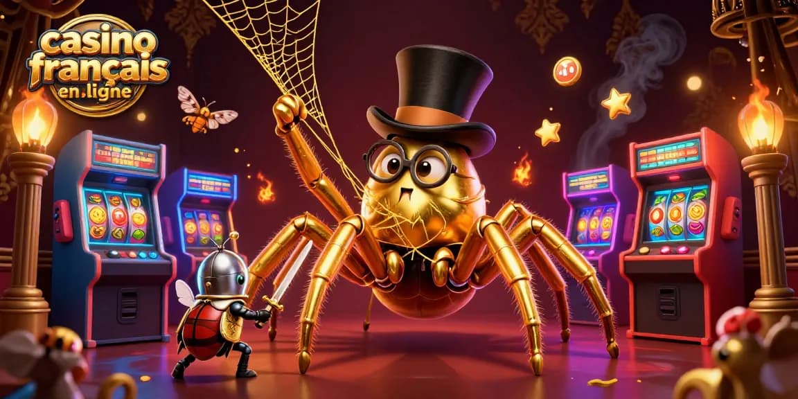 Jouez à des jeux captivants dans un casino francais en ligne avec des personnages ludiques et des éléments de jeu dynamiques.