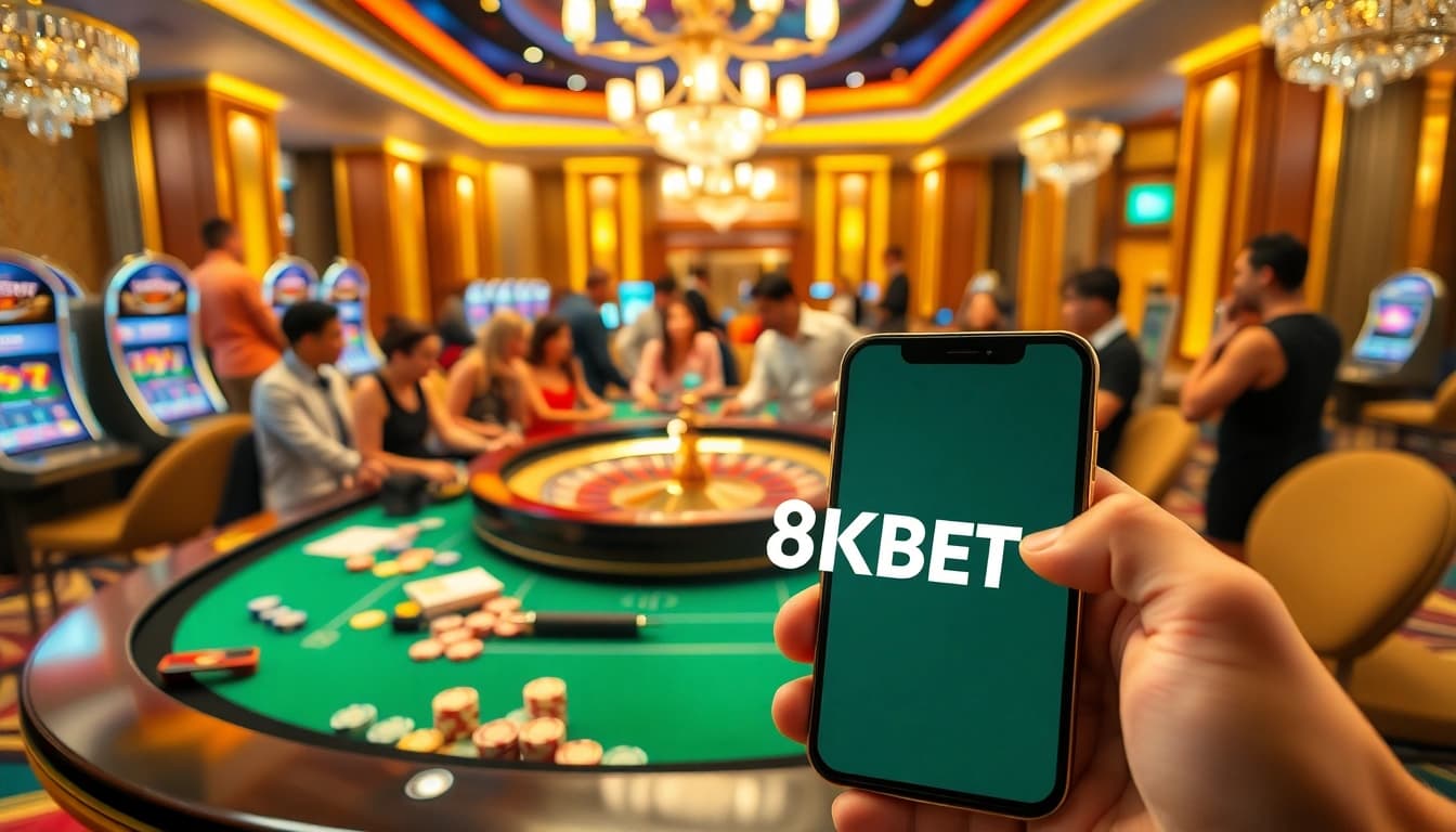 Experience the thrill of winning while tải app 8kbet in a luxurious casino environment.
