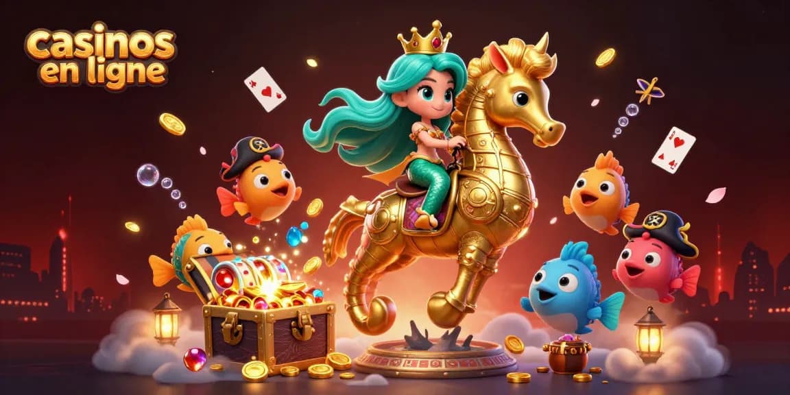 Les casinos en ligne offrent une aventure ludique avec des trésors et des poissons colorés dans un environnement dynamique.