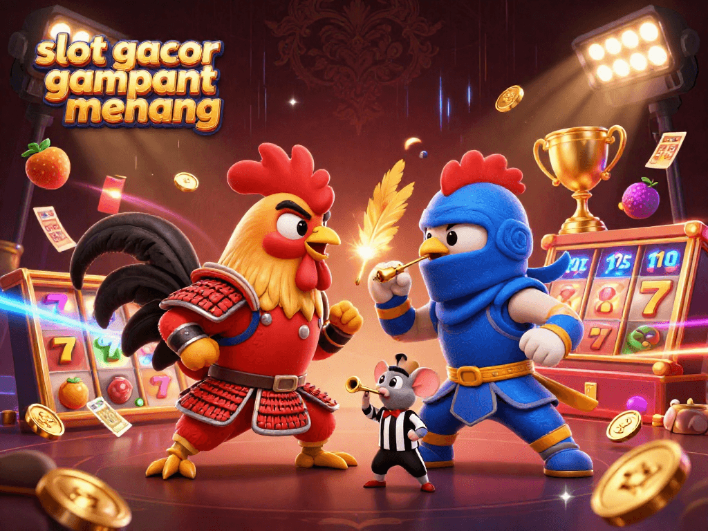 Experience the thrill of slot gacor gampang menang with our electrifying 3D illustration.