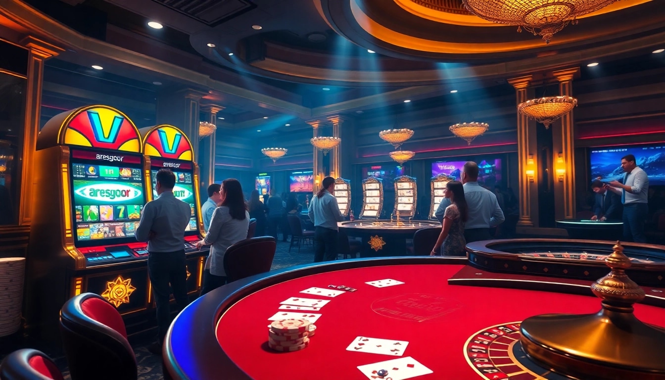Winning players enjoying a thrilling game at aresgacor online casino.
