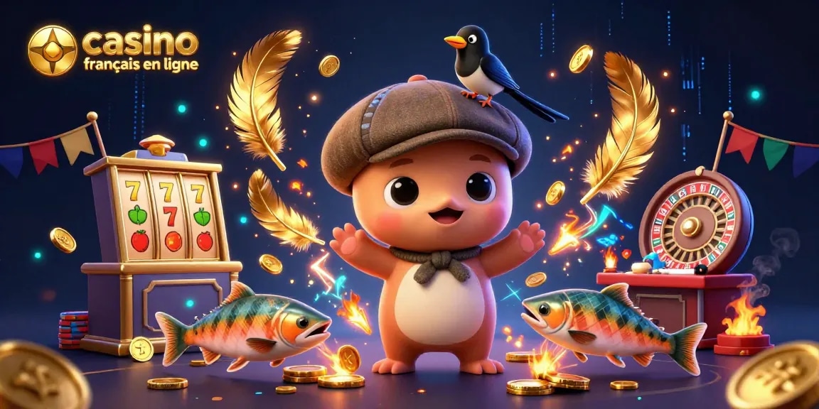 Jouer au casino français en ligne avec des personnages animés et des éléments de jeu captivants.