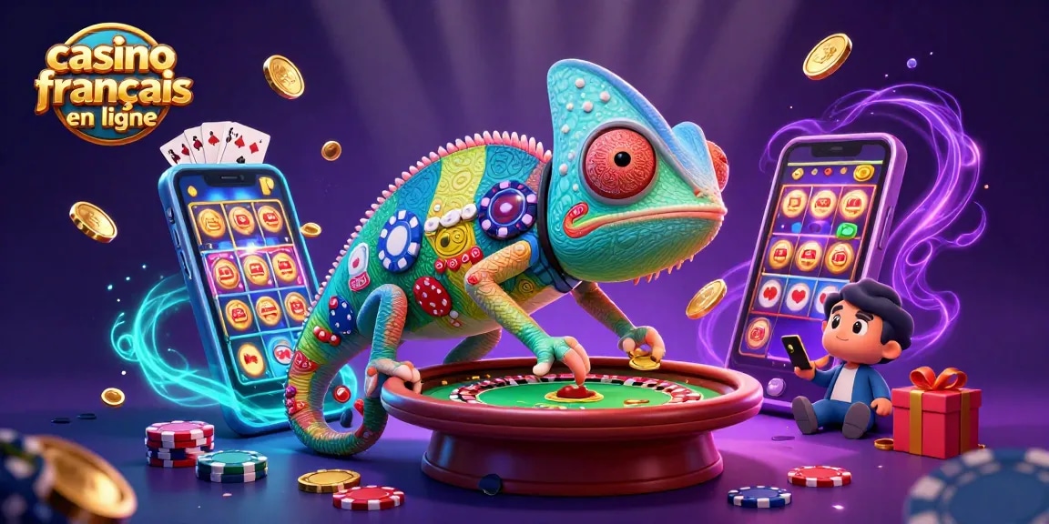 Profitez des paris captivants avec notre illustration de casino français en ligne riche en couleurs et en détails.