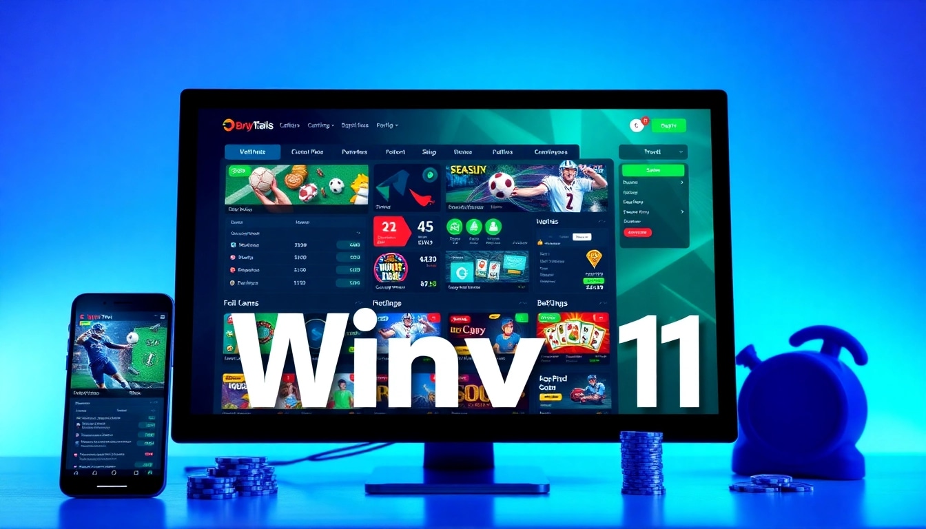 Experience Winvn 11's online gambling platform with user-friendly design and vibrant gaming options.