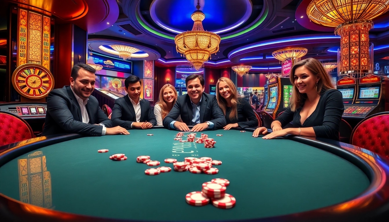 Menarik pemain dalam permainan idn poker yang mendebarkan di meja kasino yang mewah.