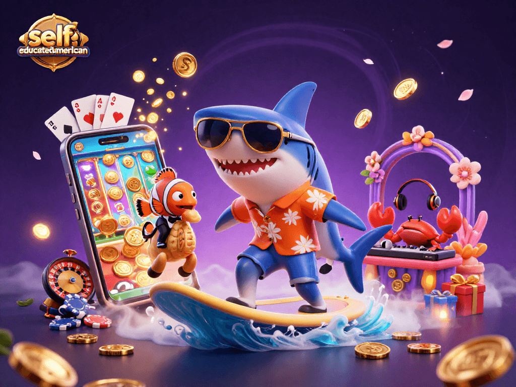 Enjoy thrilling gaming at selfeducatedamerican with a vibrant underwater casino scene.