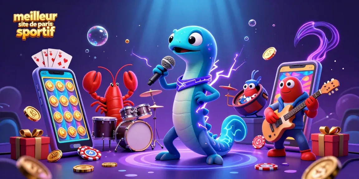 Vivez l'excitation du meilleur site de paris sportif avec une scène animée sous-marine pleine de jeux et de gains !