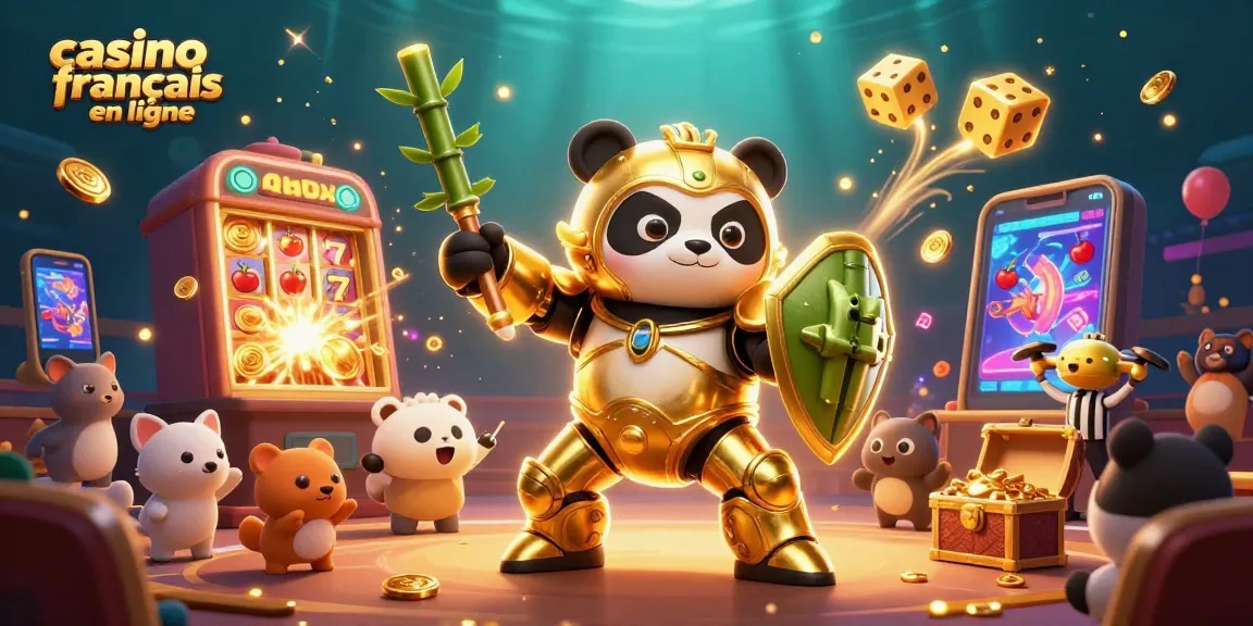 Gagnez avec des jeux captivants sur un casino francais en ligne, illustrant la chance et l'excitation.