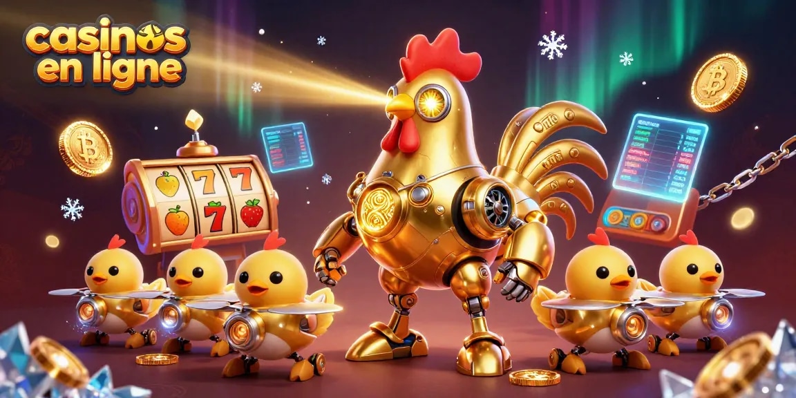 Profitez des casinos en ligne avec des jeux de machines à sous et des symboles colorés.