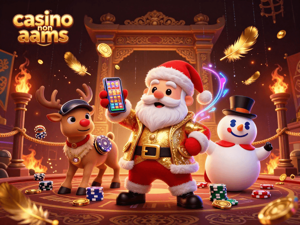 Gioca ai migliori giochi di casino non aams con Santa e i suoi amici festivi.