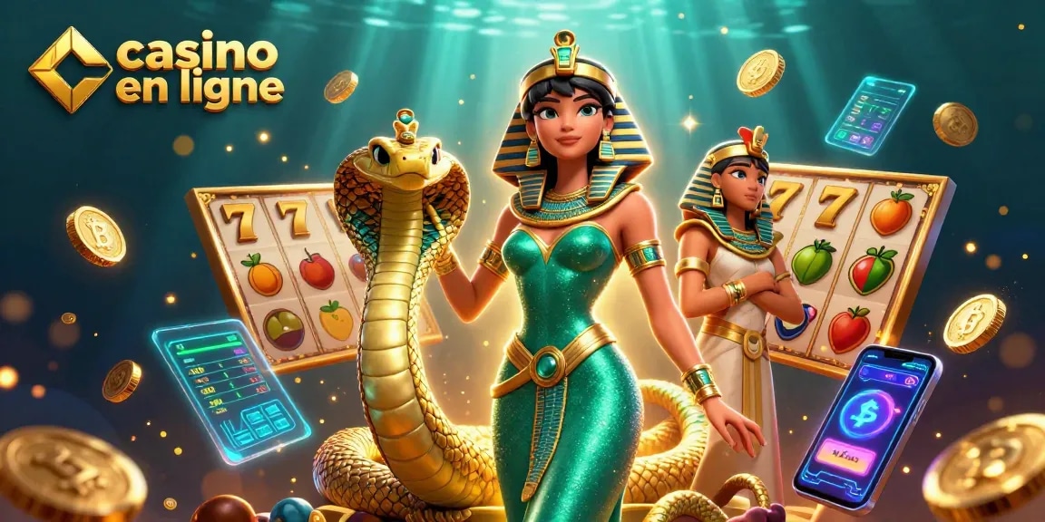 Participez à des jeux passionnants de casino en ligne avec une scène captivante et des personnages époustouflants.