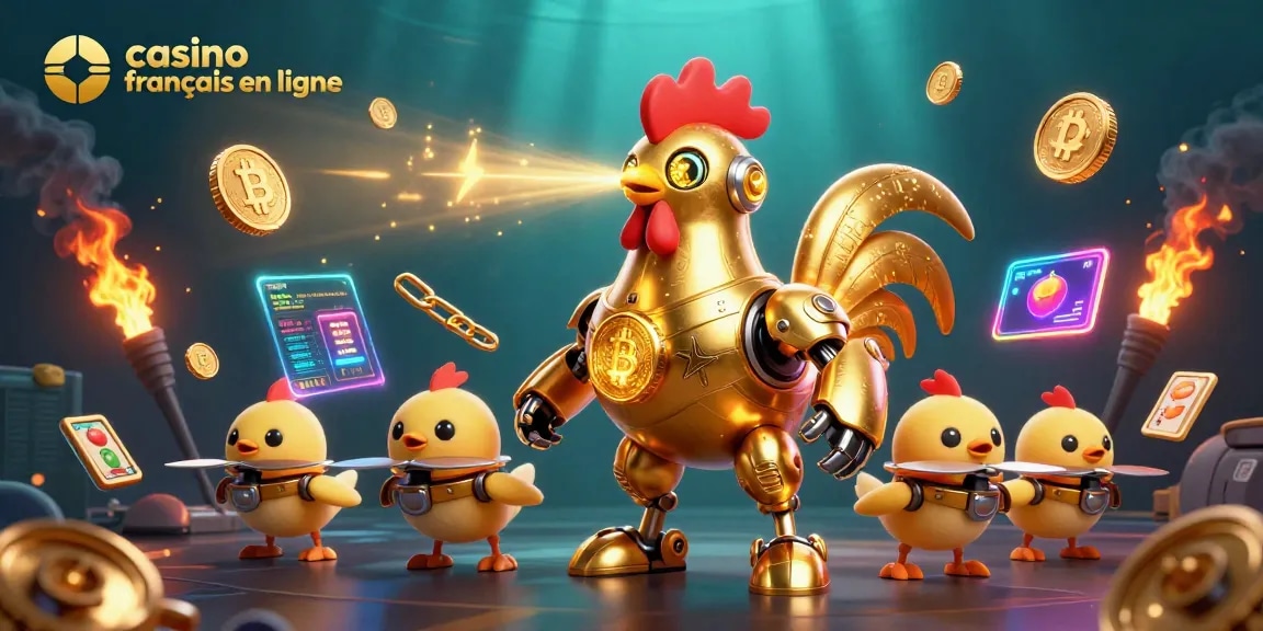 Vivez une expérience incroyable sur casino français en ligne avec un robot roi doré en 3D!