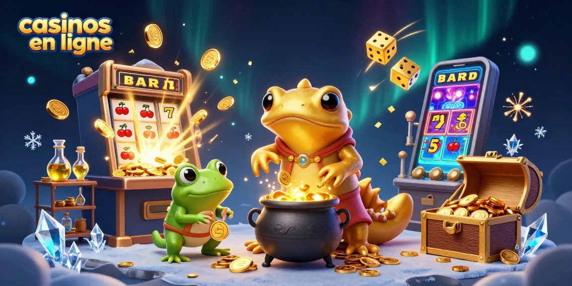 Gagnez avec des casinos en ligne grâce à cette illustration captivante d'opérations magiques dans un laboratoire.