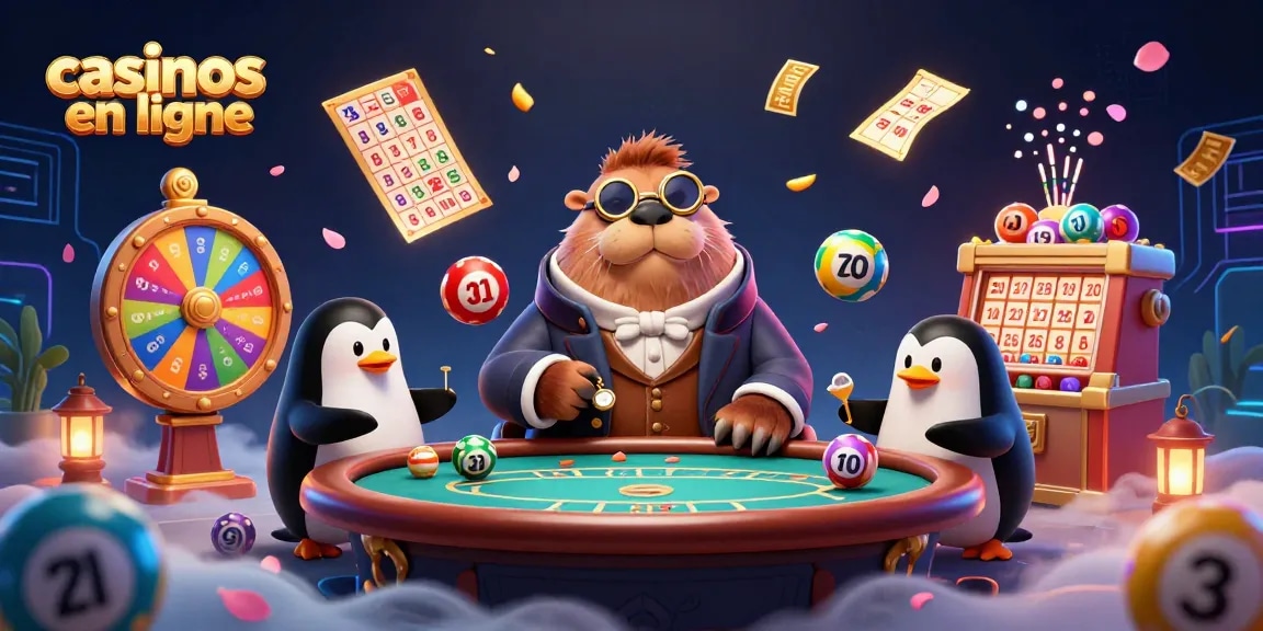 Plongez dans les casinos en ligne avec une illustration 3D captivante de jeux sous-marins.