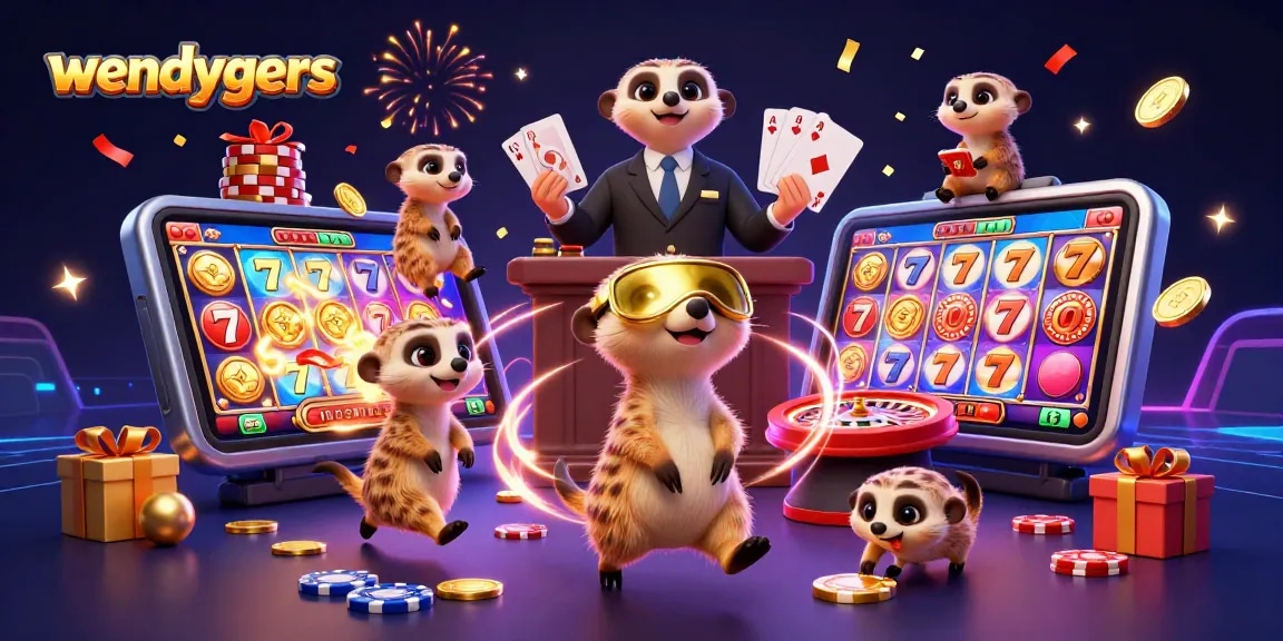 Wendygers memberikan sensasi permainan slot gacor dengan karakter lucu meerkat.
