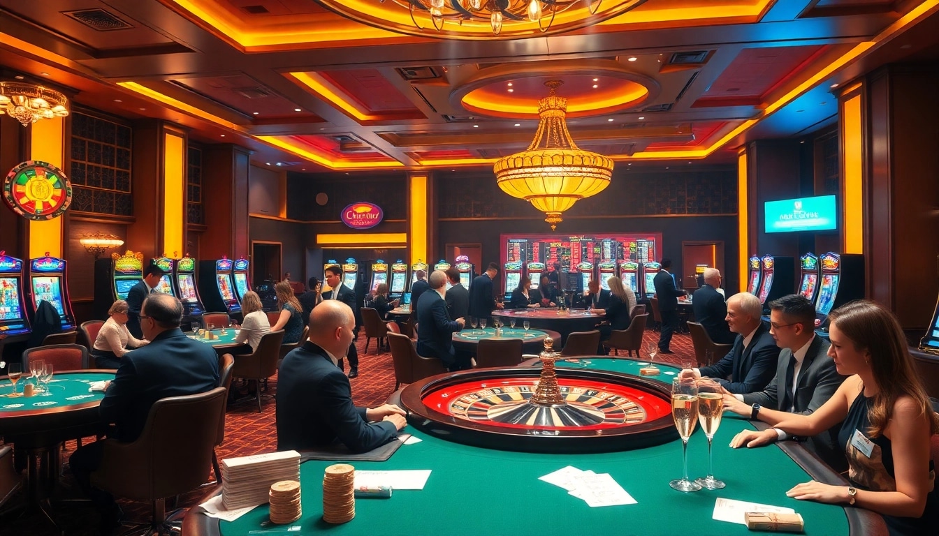 Vivez une action palpitante aux meilleurs casinos en ligne avec des joueurs profitant du poker et de la roulette.