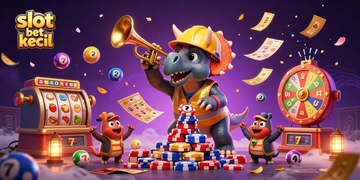 Experience the thrilling charm of slot bet kecil with vibrant slot reels and festive celebrations.
