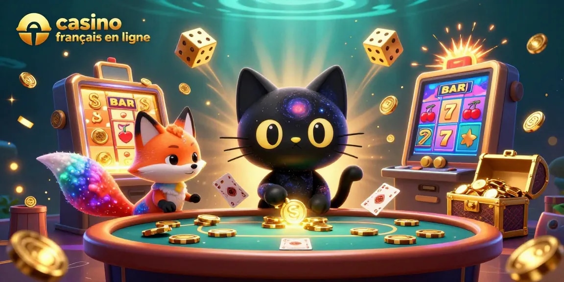 Gagnez aux jeux sur le casino français en ligne avec des symboles porte-bonheur et des animations dynamiques.