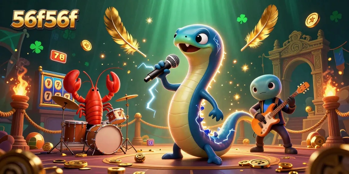 Experience the excitement of 56f56f with a vibrant underwater casino performance featuring lively characters.