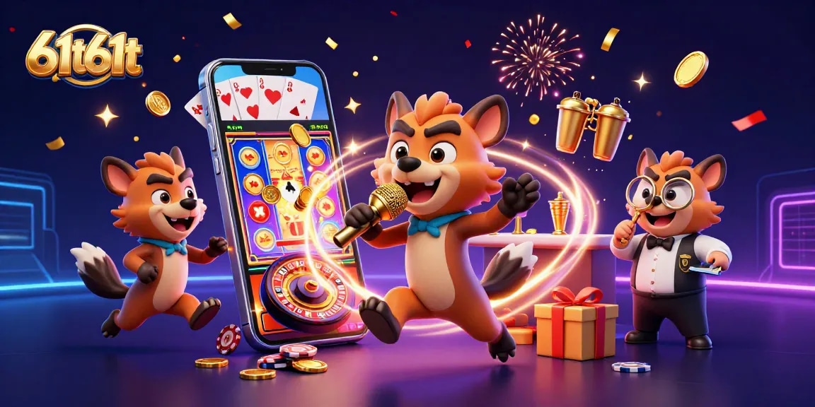 Engage with the vibrant 61t61t casino scene featuring hyenas in action!