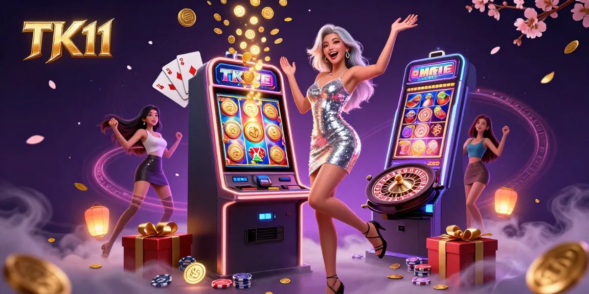 Experience TK11 excitement with vibrant games and jackpot wins from our stunning casino scene.