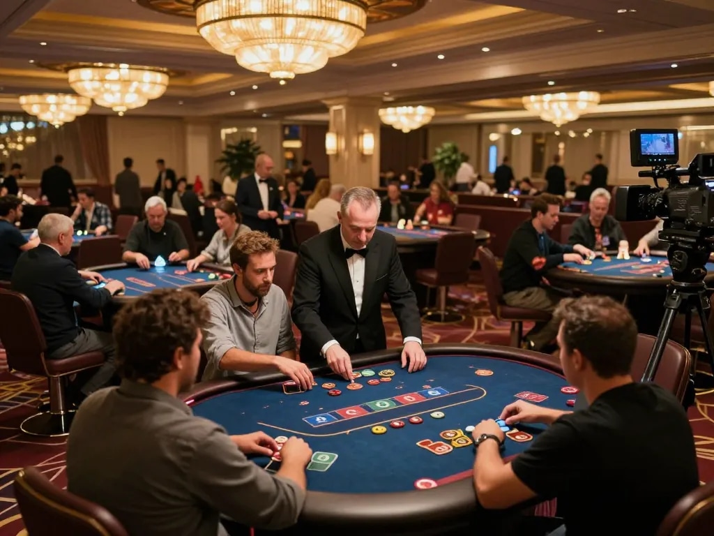 Experience thrilling gameplay with Link FB88 on the vibrant casino floor and strategic poker tables
