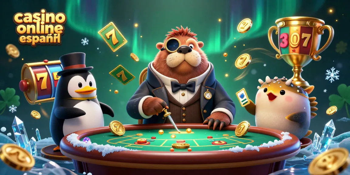 Disfruta de la emoción en un casino online español con un juego de cartas y personajes divertidos.