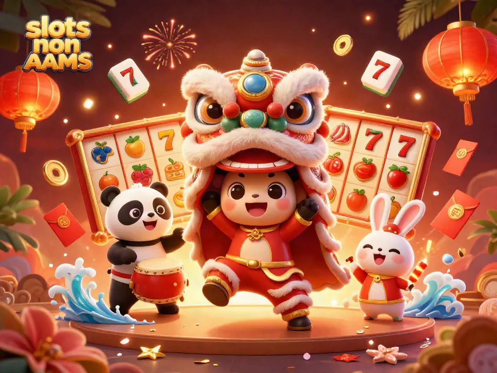 Gioca a slot non AAMS con simboli fortunati e decorazioni cinesi vivaci.