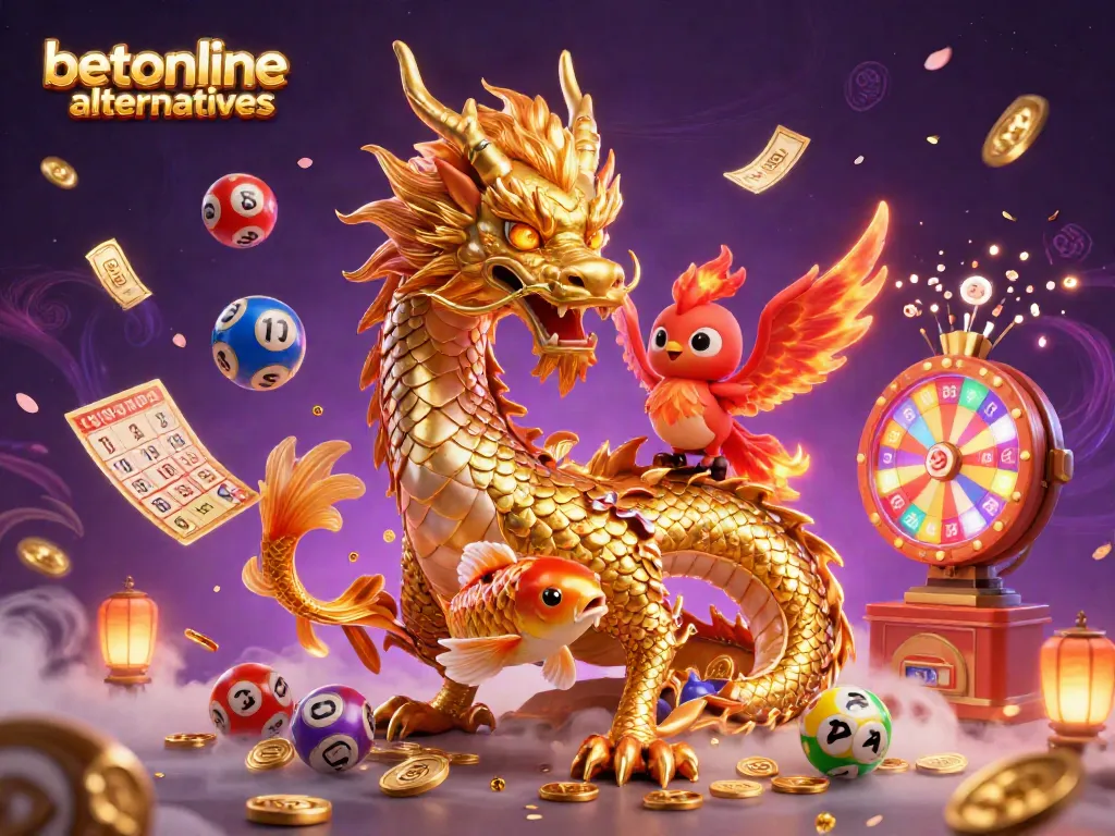 Experience thrilling bets and wins with betonline alternatives highlighted by vibrant casino elements.