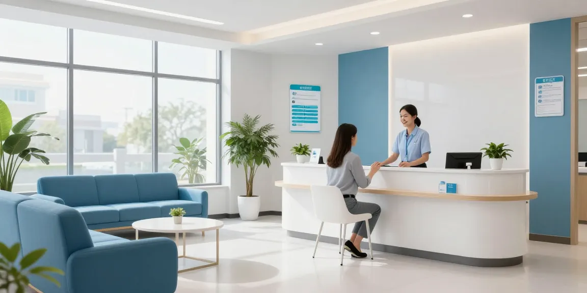 David Hoffmeister reviews in a medical clinic emphasizing compassionate patient care and wellness services.