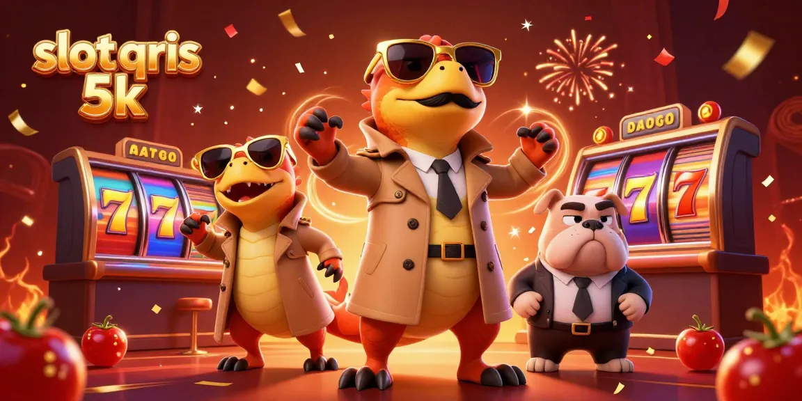 Experience the excitement of slot qris 5k with dynamic raptors and casino elements.