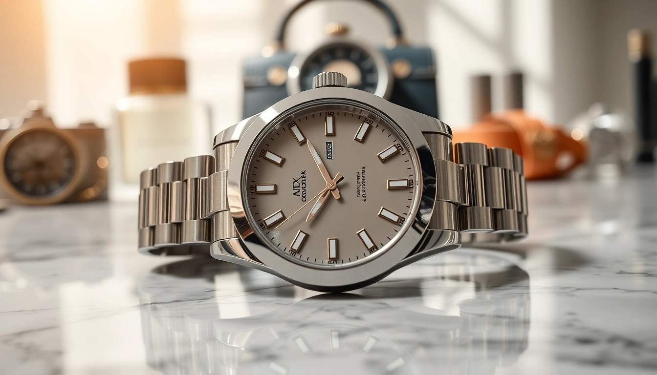 Showcase of a stunning rolex replica watch highlighting its intricate craftsmanship and luxury features.