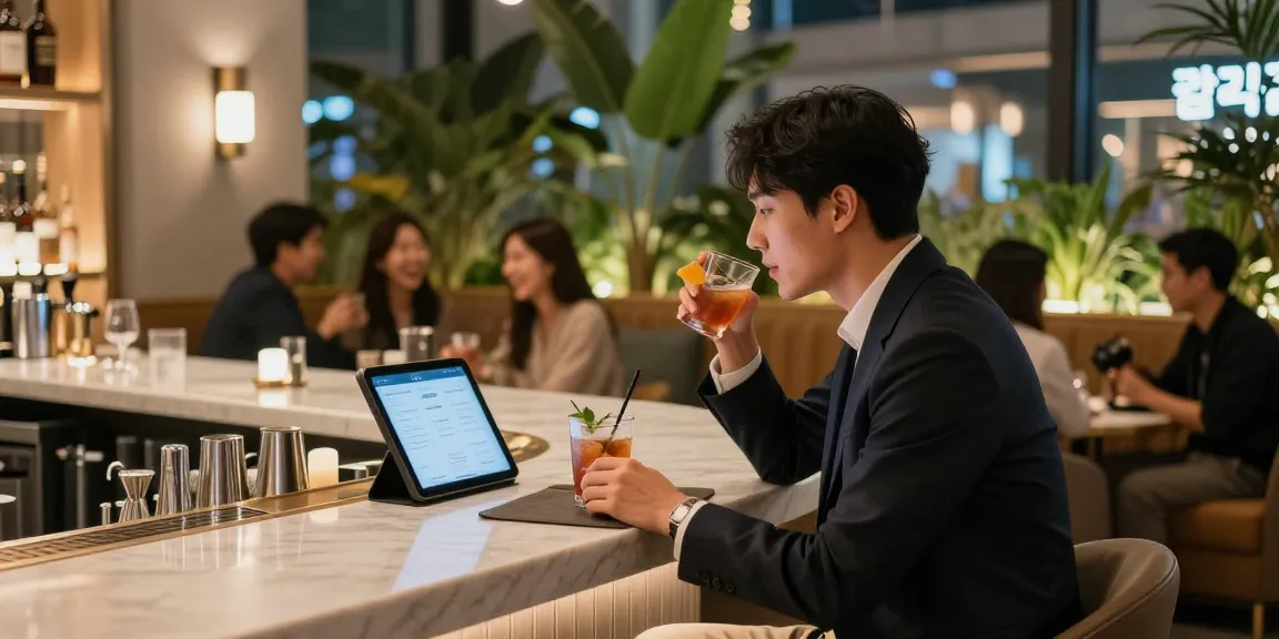 강남쩜오 방문객들이 편안한 분위기에서 소중한 시간을 보내는 모습