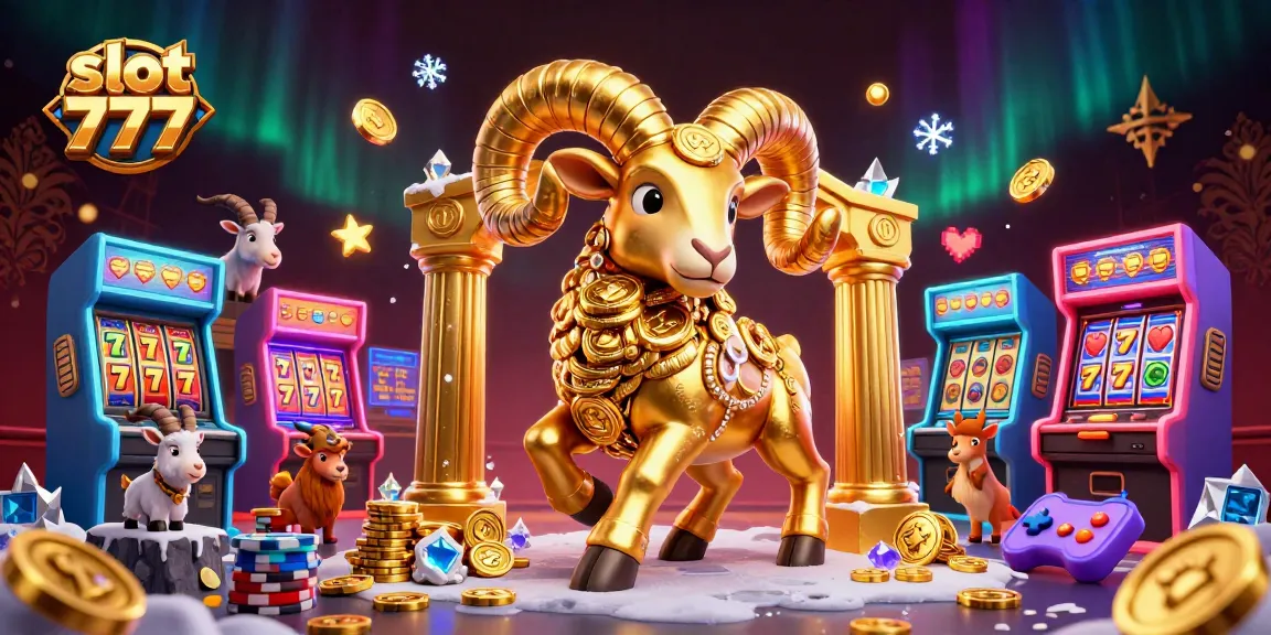 Menyenangkan bermain slot 777 dengan ram emas dan mesin permainan berwarna-warni yang memikat.