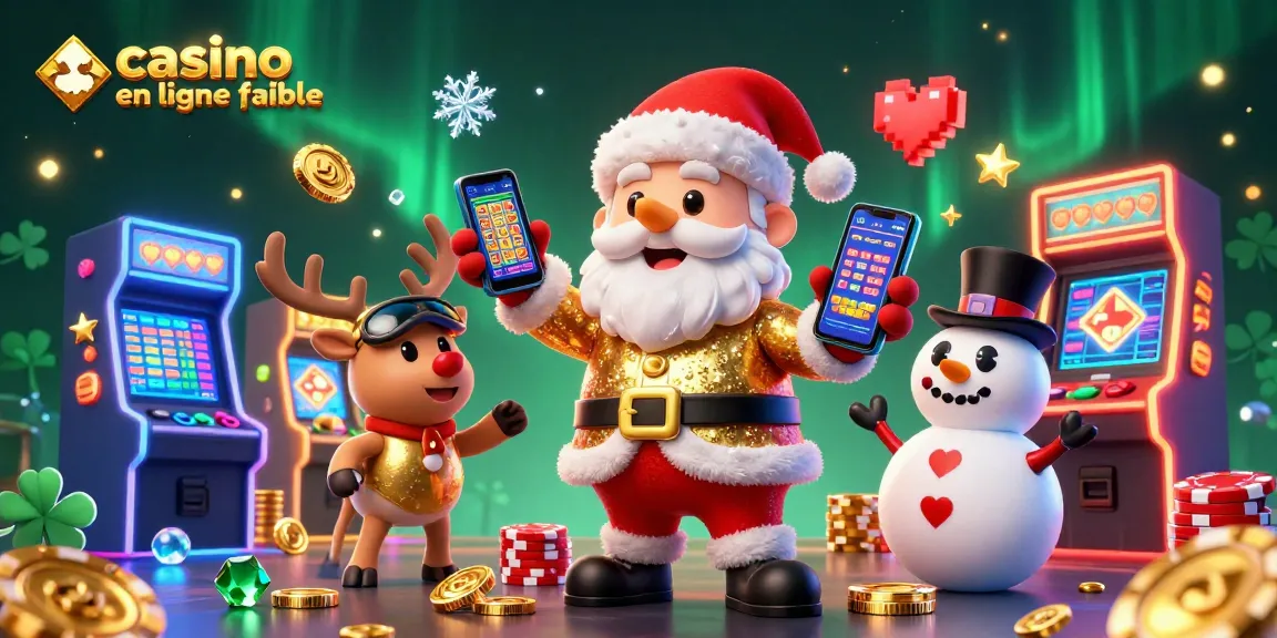 Découvrez l'univers de casino en ligne fiable avec Santa et ses amis dans un décor festif.