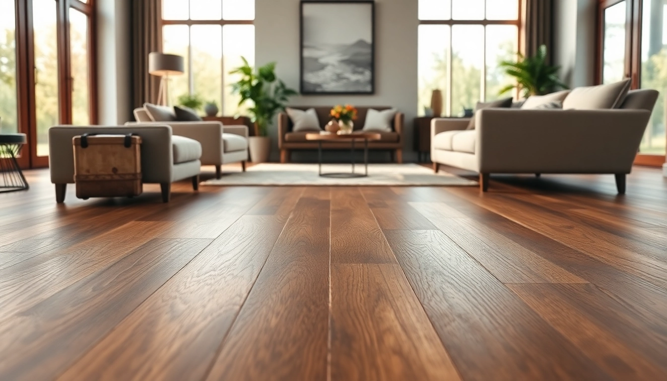 Enhance your home with luxury vinyl flooring, showcasing rich textures and modern decor.