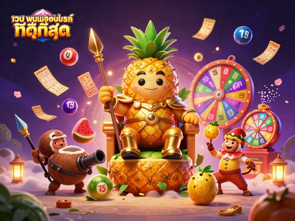 เล่นพนันที่ เว็บพนันออนไลน์ ที่ดีที่สุด กับเกมสล็อตแจ็กพอตและตัวละครน่ารัก