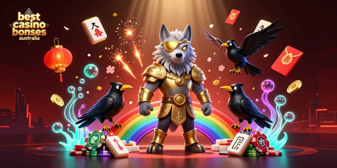 Engage with the latest best casino bonuses australia through a vibrant casino-themed 3D illustration.