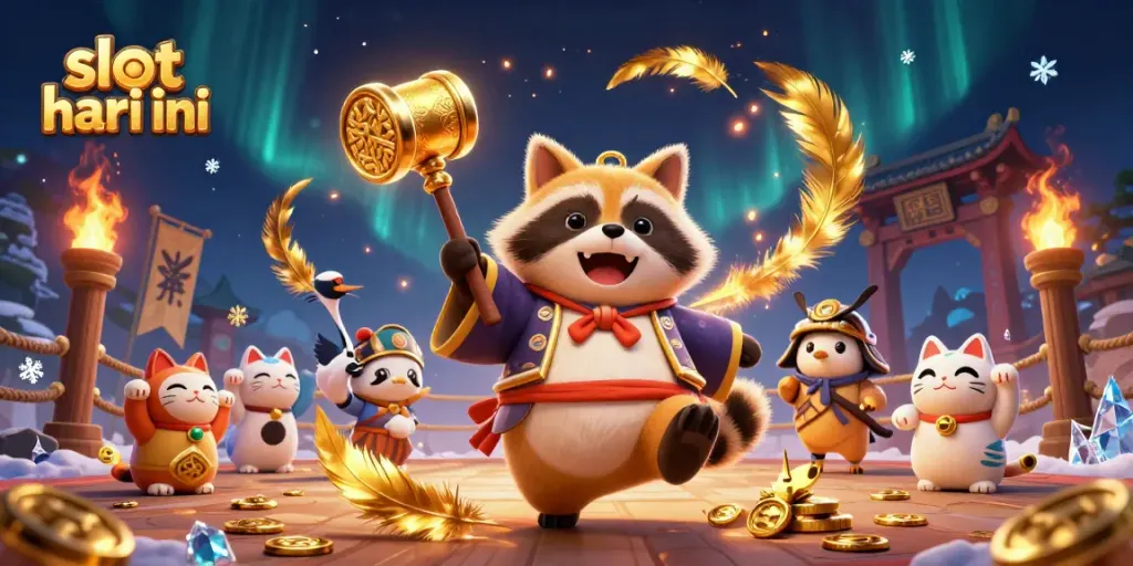 Menangkan slot hari ini dengan keberuntungan tanuki dan kucing maneki-neko di arena judi.