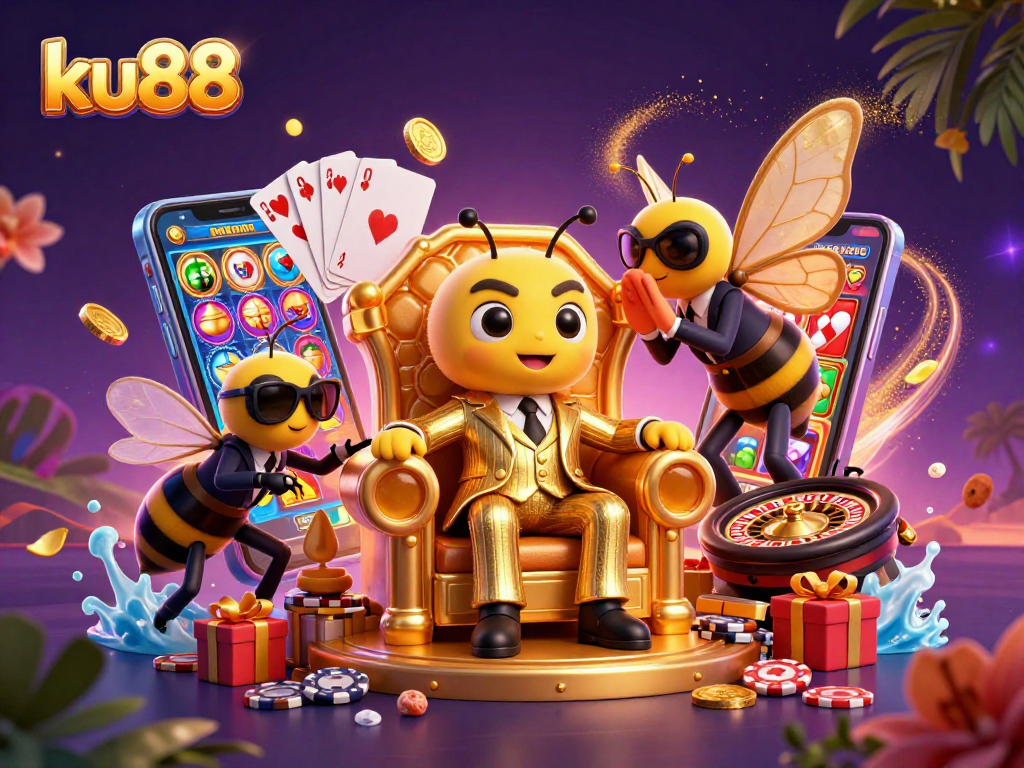 ku88 captures thrilling casino excitement with detailed bumblebee mob boss scene