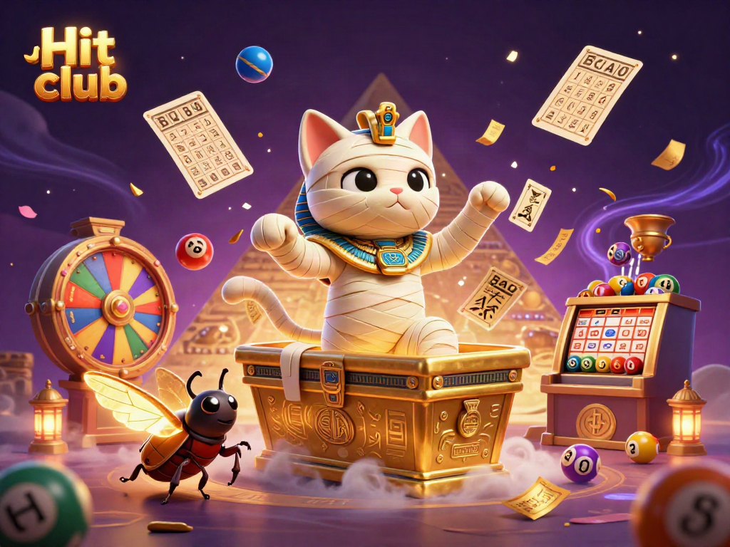 Experience the adventure of Hit club with vibrant 3D characters and dynamic casino elements.
