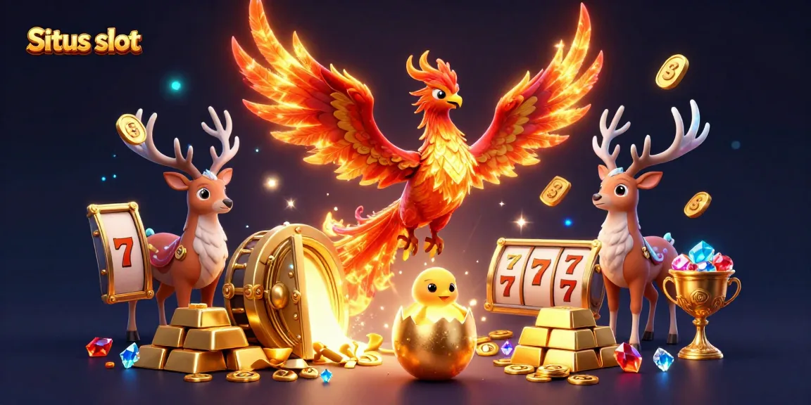 Spin and win with Situs slot while experiencing the thrill of lively characters and dazzling casino elements.