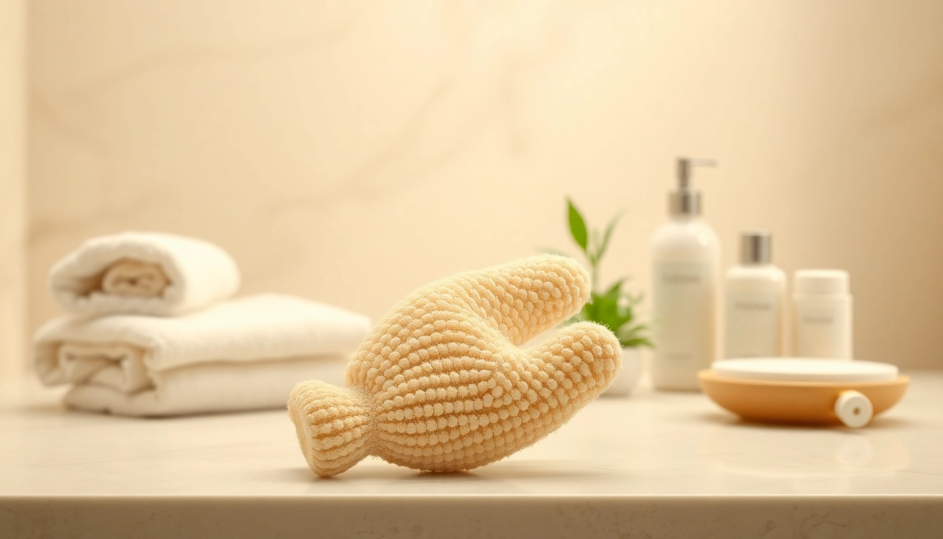 Transform your bathing experience with a hand loofah glove, enhancing exfoliation and relaxation.